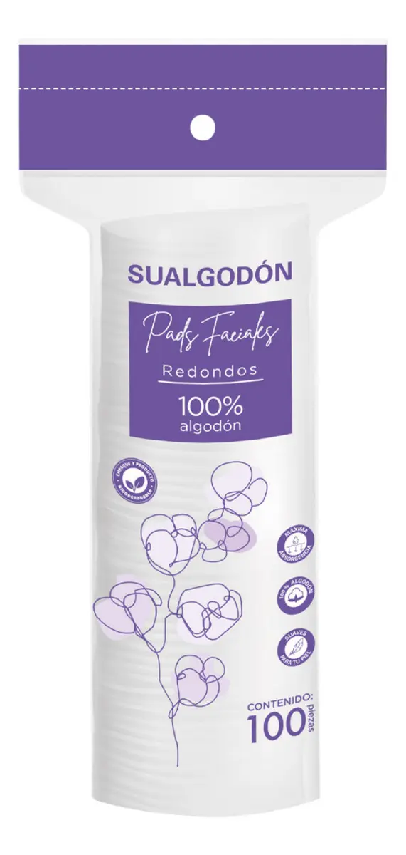 Pads Faciales Sualgodon C/100
