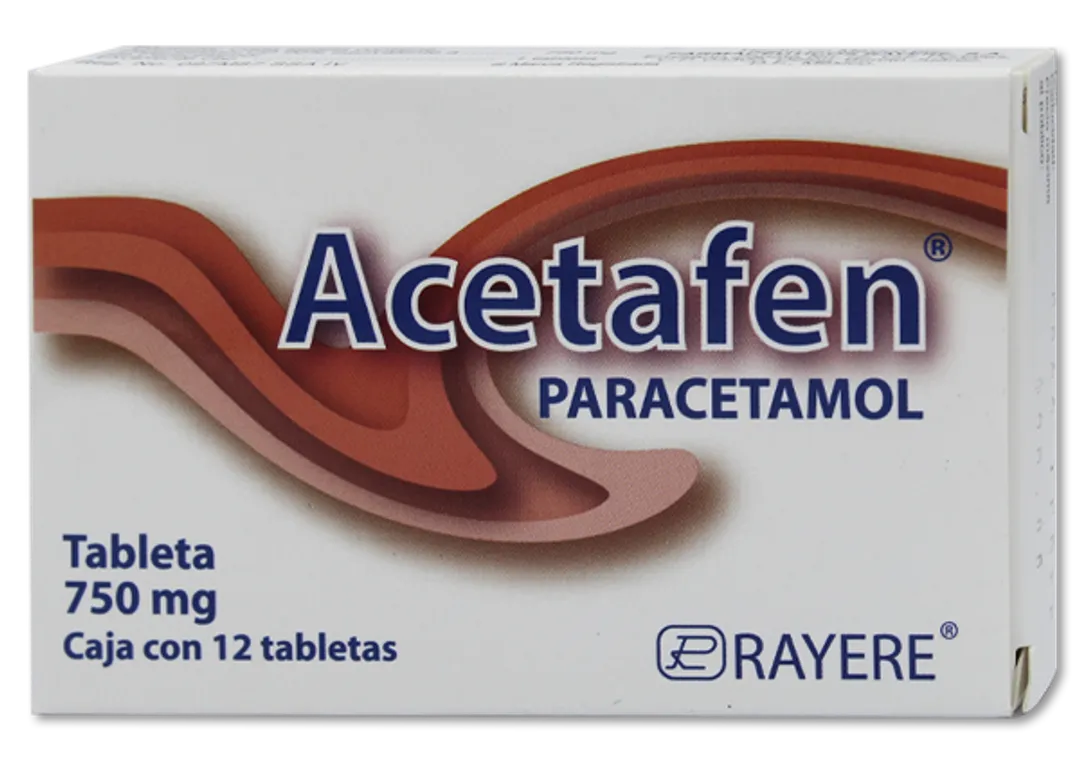ACETAFEN 750MG. TAB C/12