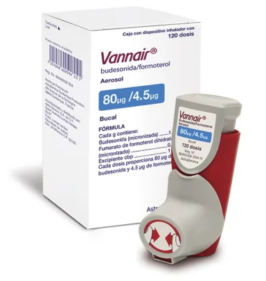 Vannair 80/4.5 Aerosol C/1 — Budesonida/Formoterol