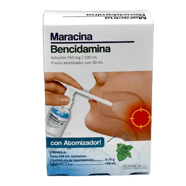Maracina 150mg/100ml Frasco atomizador C/1 — Bencidaminia