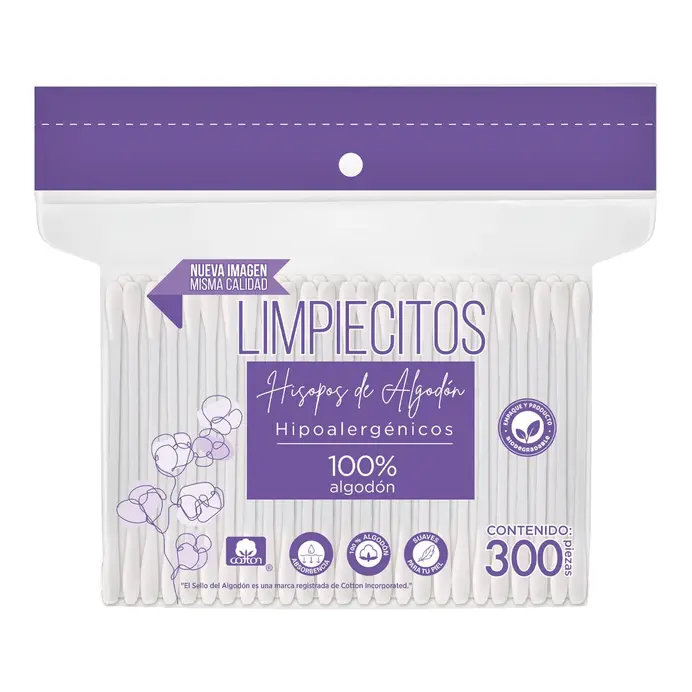 Hisopos Alg Limpiecitos Bio Bol C300 C36 — 