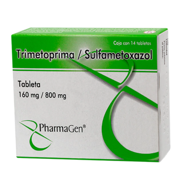 TRIMETOPRIMA/SULFAMETOXAZOL 160/800MG TAB C/14