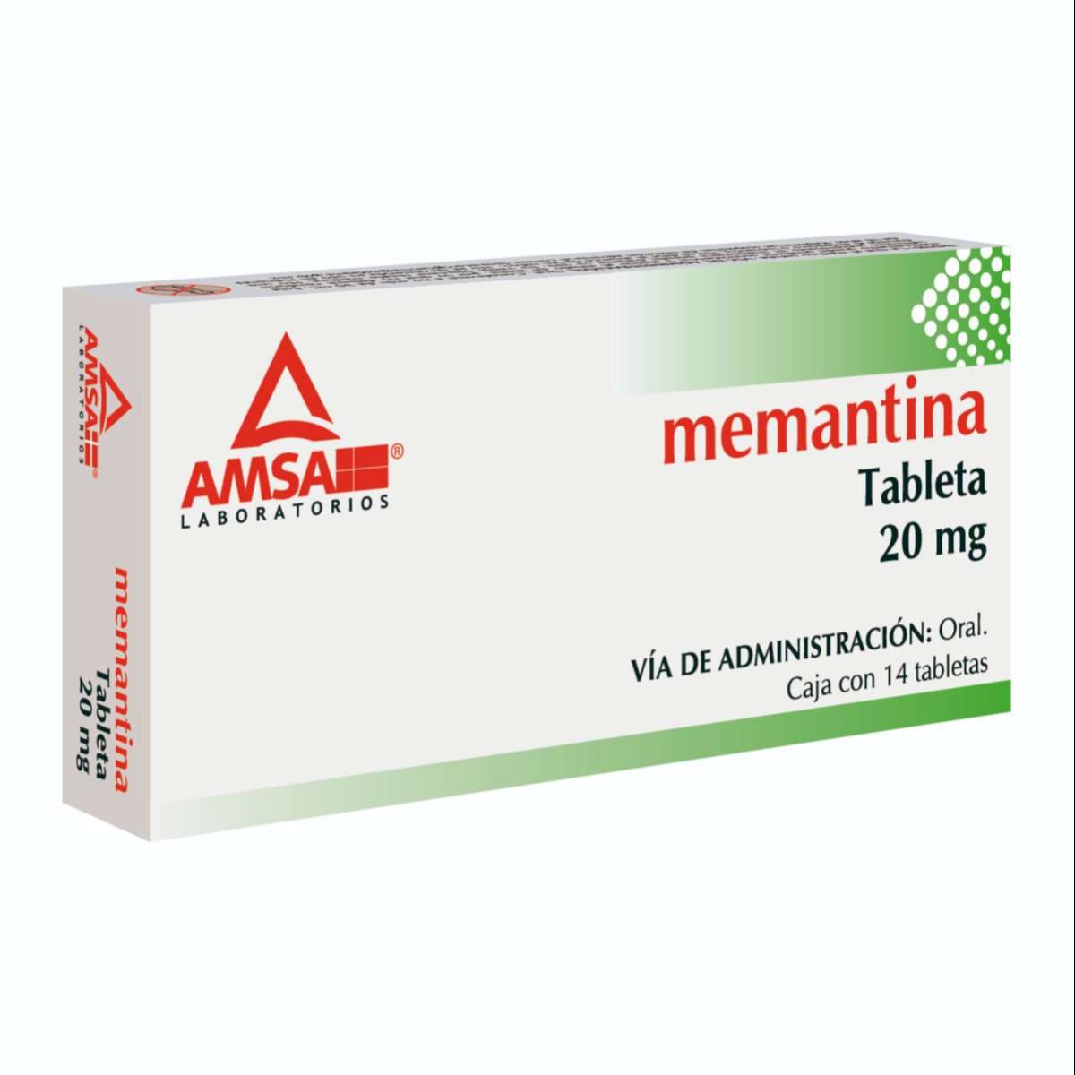 MEMANTINA 20MG 14 TAB LGEN — Clorhidrato De Memantina