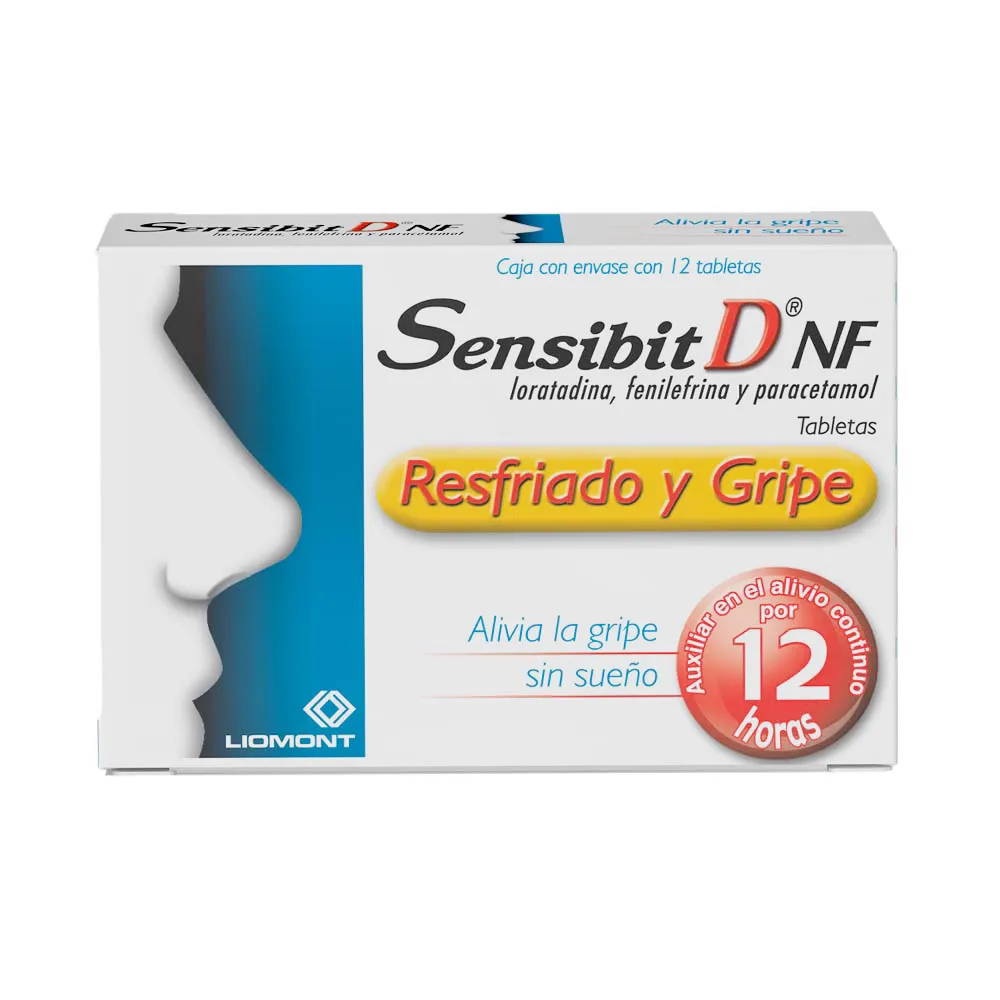 DUO-PACK SENSIBIT D 2.5/5/500MG TAB C/12