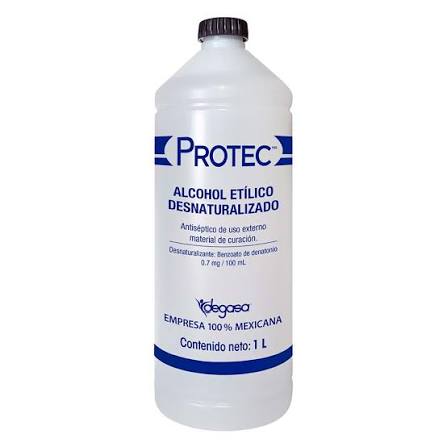 Alcohol Desnaturalizado Protec 1000ml