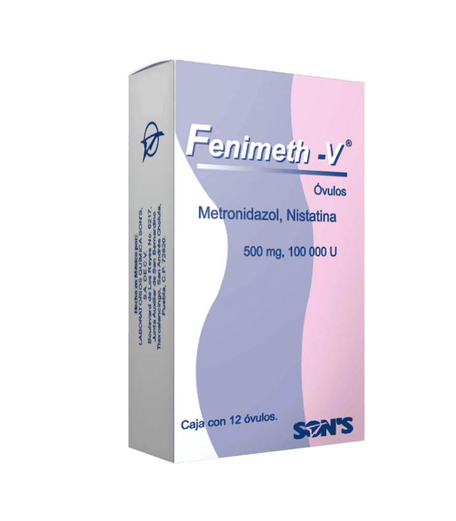 FENIMETH-V 500MG/100,000UI OVULOS C/12 OF
