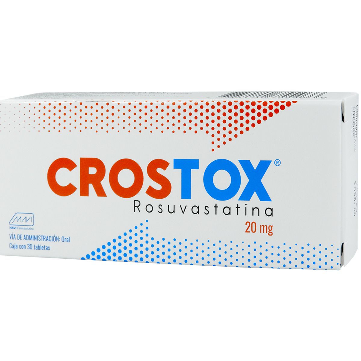 CROSTOX 20MG TABS C/30 — Rosuvastatina