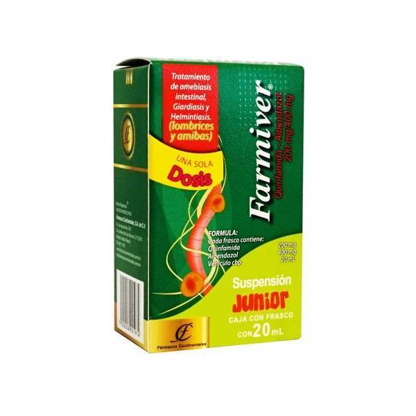 FARMIVER JR 200/400MG SUSP 20ML