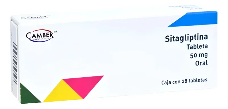 Sitagliptina 50mg Tabletas C/28 — Sitagliptina