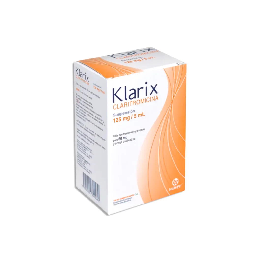 KLARIX 125MG/5ML SUSP FCO/60ML