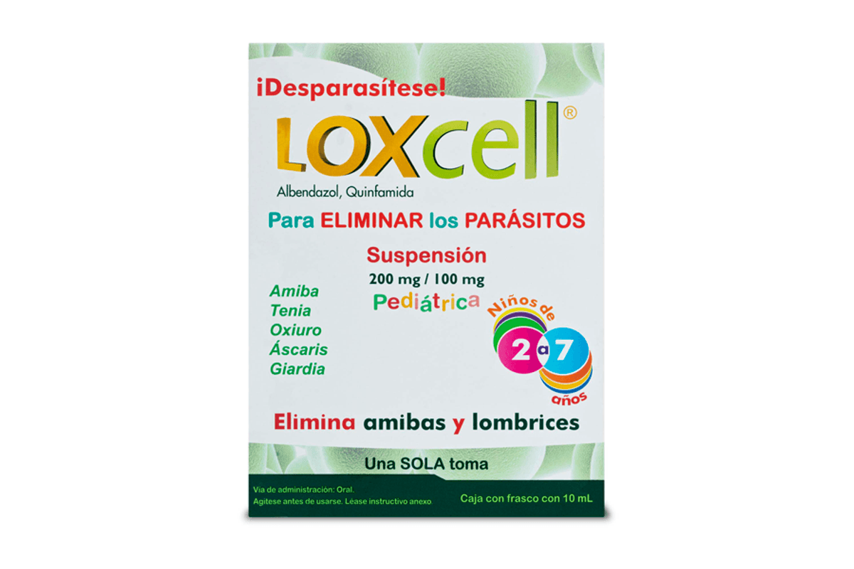 LOXCELL PED 100/200MG SUSP 10ML