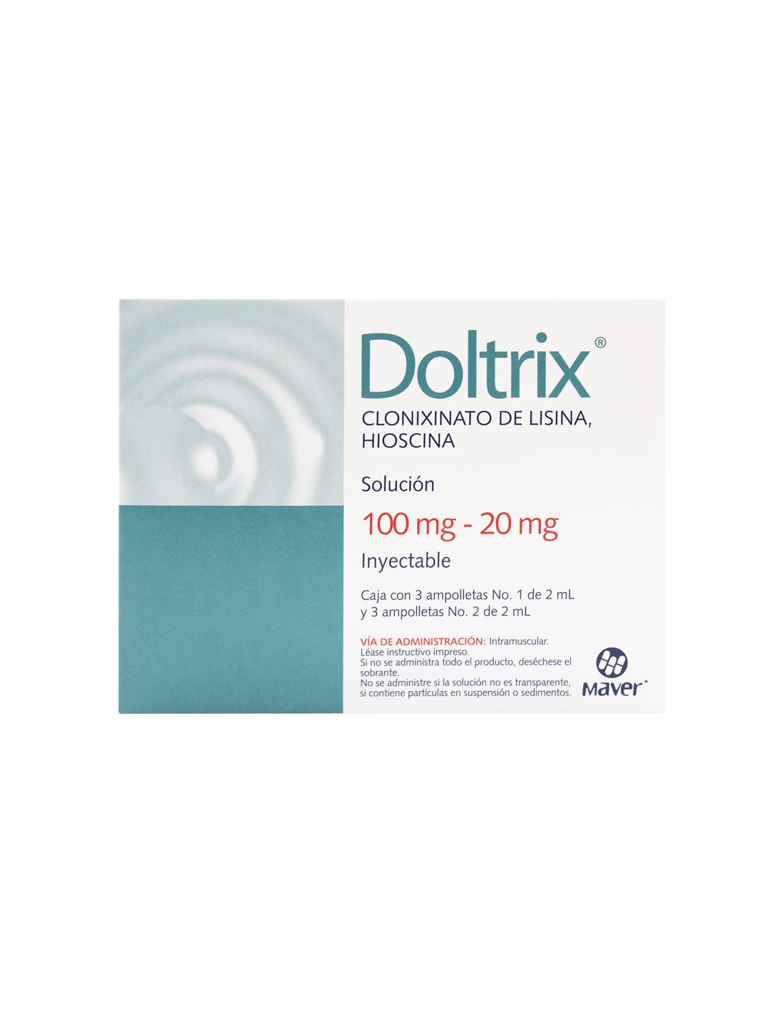 DOLTRIX 100/20MG/2ML SOL. INY. C/3