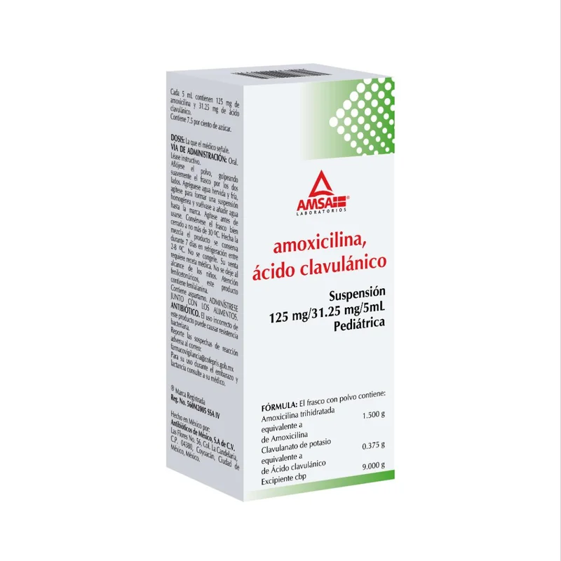 AMO/A-CLA 125/31.2MG PED60MLLGEN