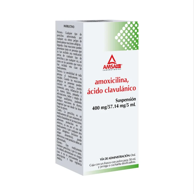 AMOX/A-CLA 400/28.57MG 50ML LGEN