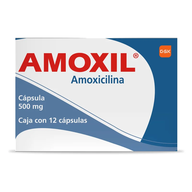 AMOXIL 500 MG 12 CAPS