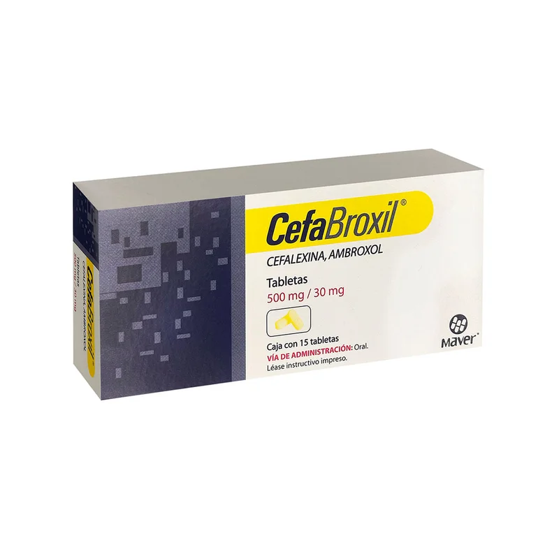 CEFAL/AMBR 500/30MG 15 TAB LGEN