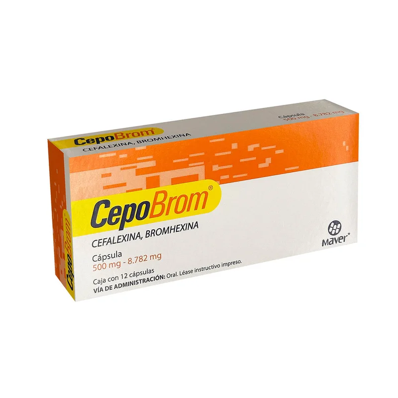 CEFALEX/BROMH 500MG 12 CAPS LGEN
