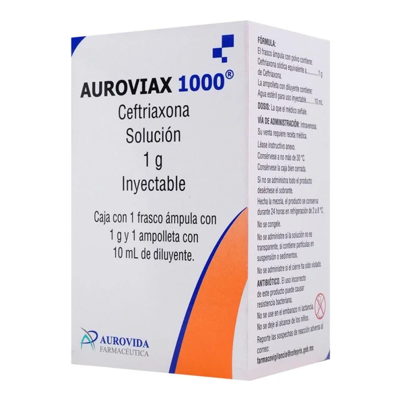 CEFTRIAXONA 1G SOL INY FA LGEN