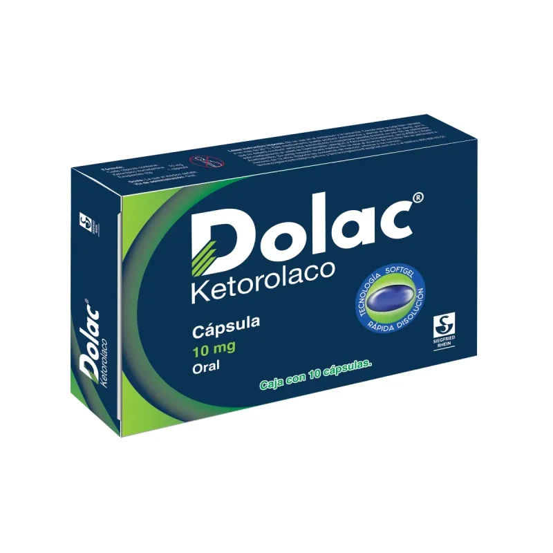 DOLAC 10 MG 10 CAPS