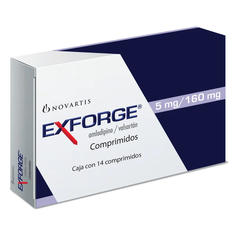 EXFORGE 5/160 MG 14 CPR