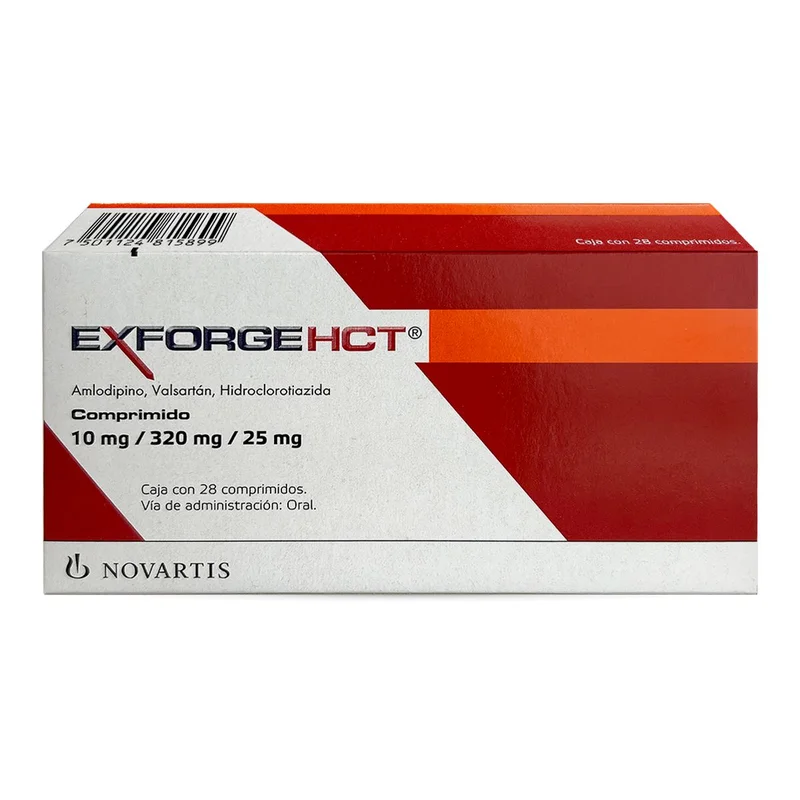 EXFORGE HCT10/320/25 MG 28 CPR