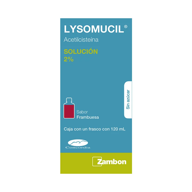 LYSOMUCIL 2% FRAMBUESA SOL 120ML