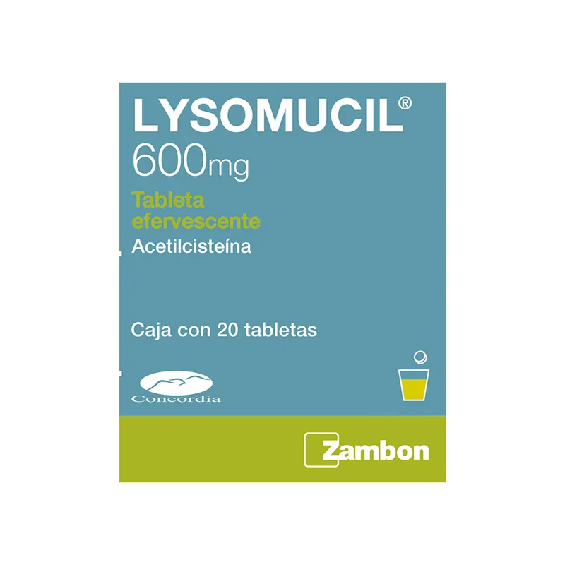 LYSOMUCIL 600 MG 20 TAB EFERV