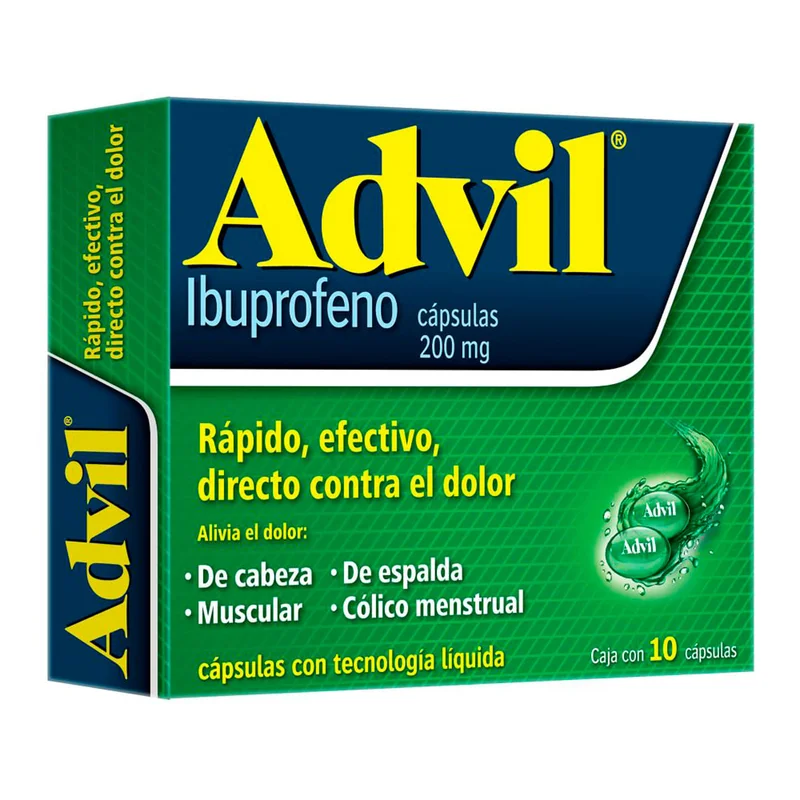 ADVIL FAST-GEL 200 MG CAPS 10