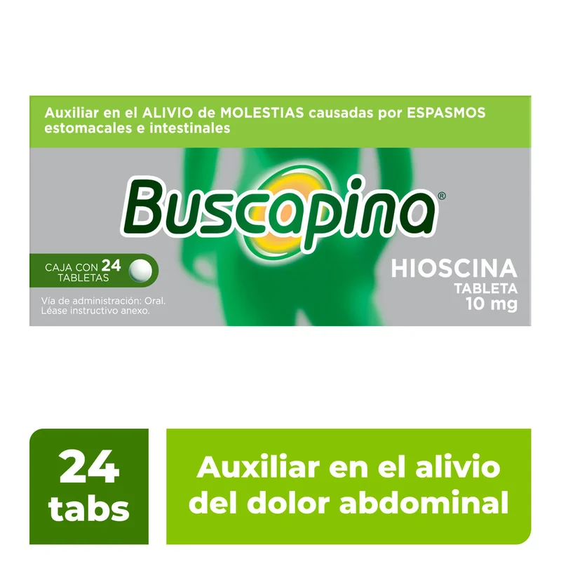 BUSCAPINA 10MG 24 GRAG