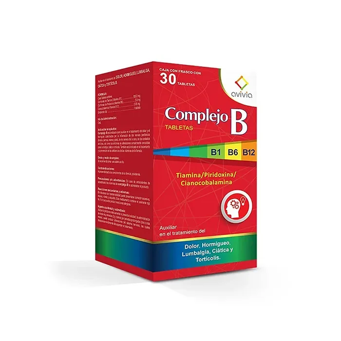 Complejo B 30 Tabletas Genérico
