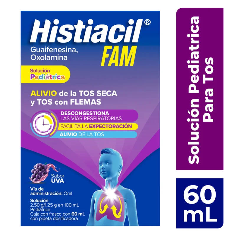 HISTIACIL FAM PED UVA 60ML GTS