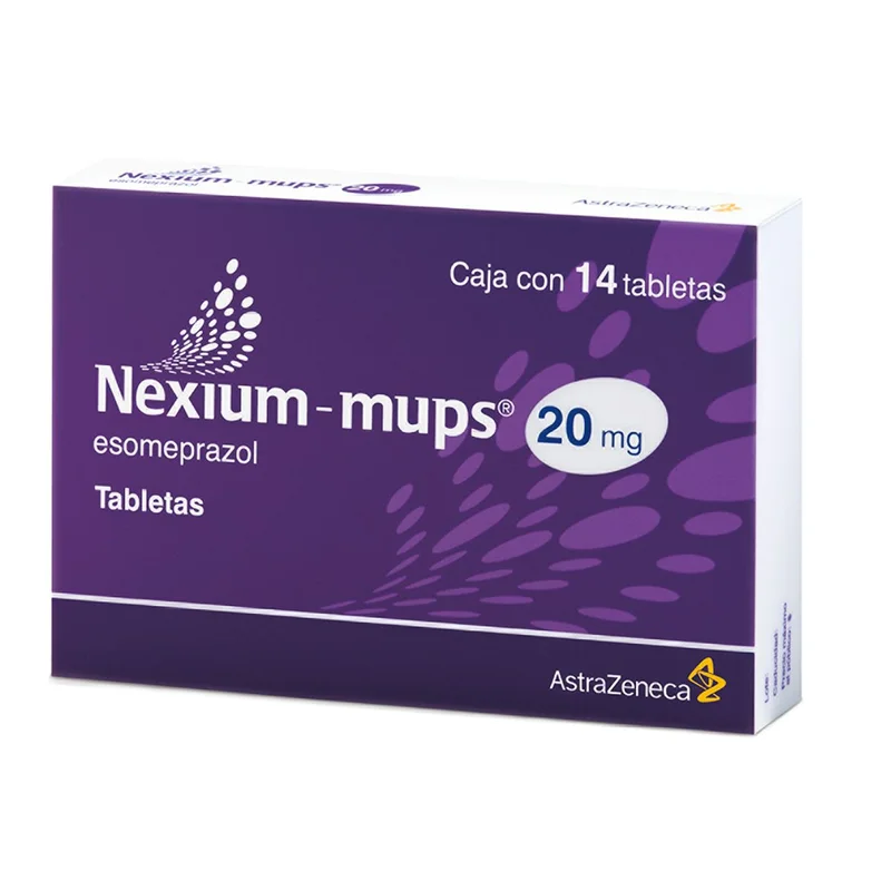 NEXIUM-MUPS 20 MG 14 TAB