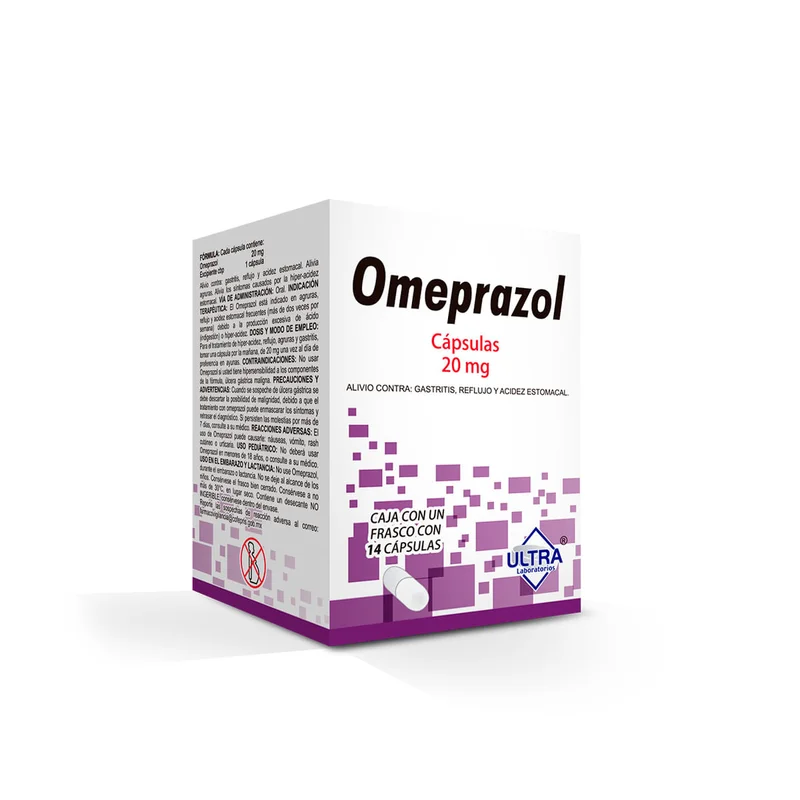 OMEPRAZOL 20 MG 14 CAPS LGEN