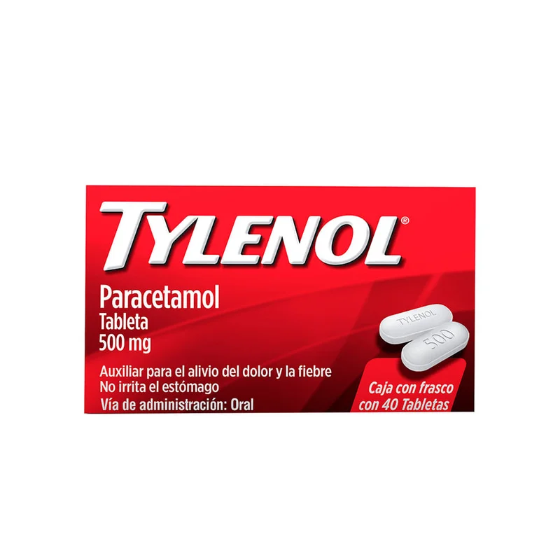 TYLENOL 500 MG FCO 40 TAB