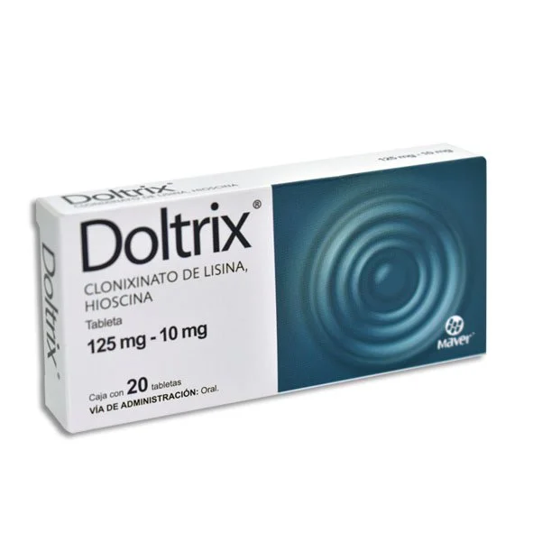 Doltrix 125mg/10mg Tabletas C/20 — Butilhioscina/Clonixinato De Lisina