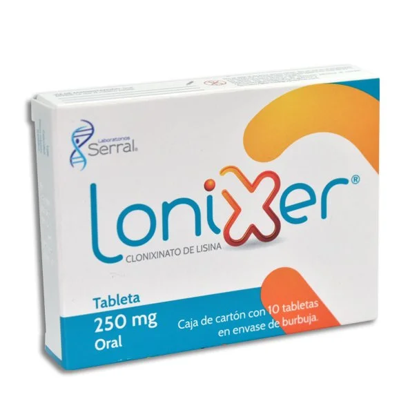 Lonixer 250mg Tabletas C/10 — Clonixinato De Lisina