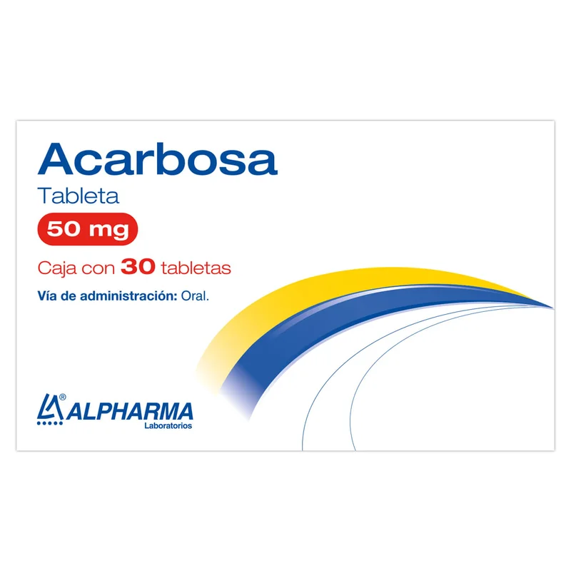 ACARBOSA 50MG TAB C/30