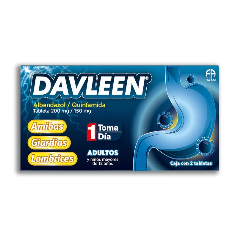 DAVLEEN 200MG/150MG TAB C/2