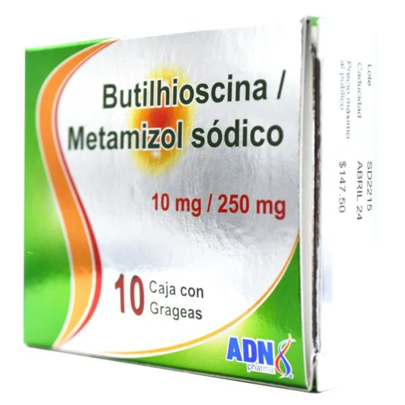 BUTILHIOSCINA/METAMIZOL 10/250MG TAB C/10