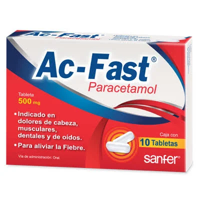 Ac-Fast 500mg Tabletas C/10
