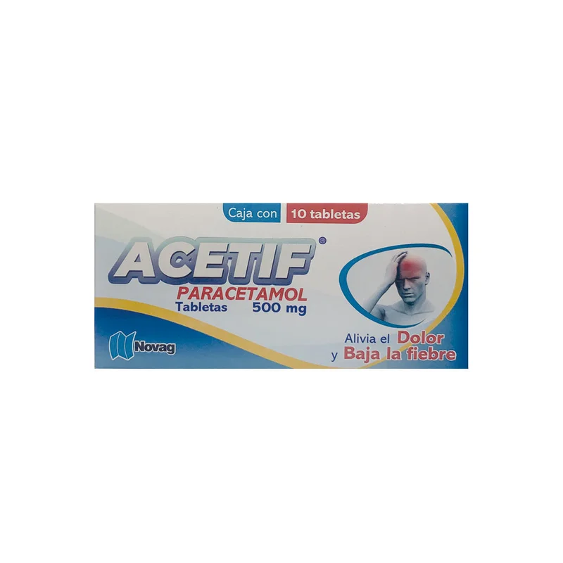 ACETIF 500MG. TAB C/10