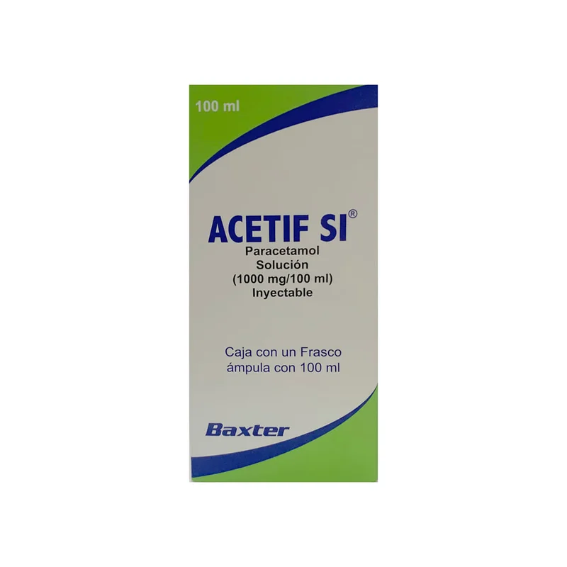 ACETIF SI 1GR/100ML SOL INY IV C/1