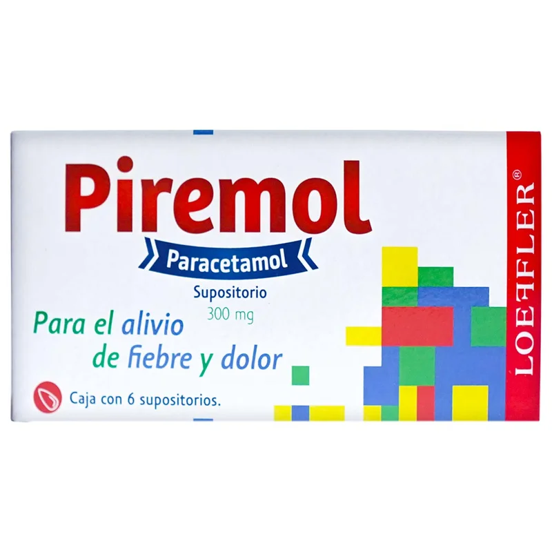 PARACETAMOL 300MG SUPOSITORIOS C/3