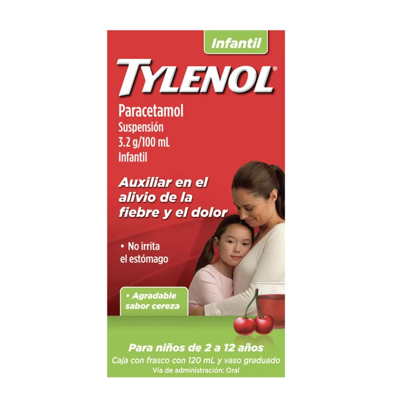 TYLENOL INF 3.2GR/100ML SUSP 120ML SABOR CEREZA