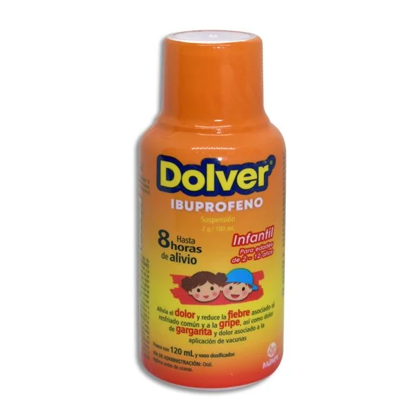 Dolver 2.0gr/100ml Suspensión 120ml Infantil — Ibuprofeno