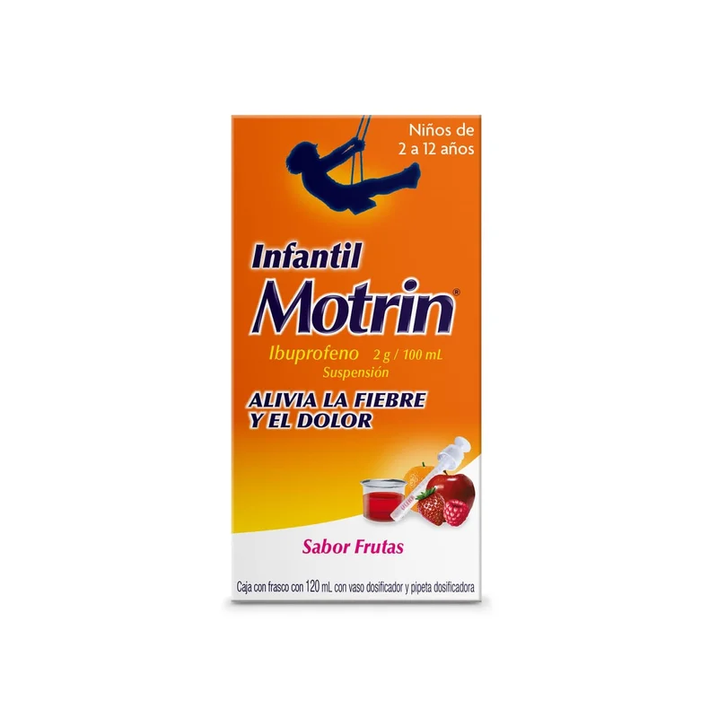 MOTRIN 2.0GR/100ML SUSP 120ML INFANTIL