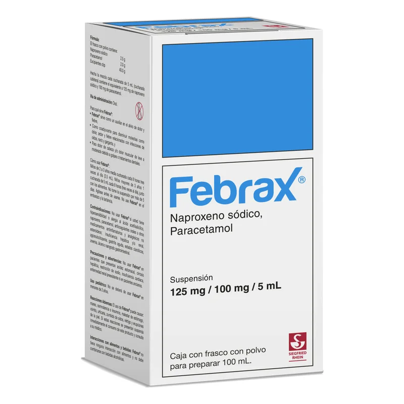 FEBRAX 25/20MG/ML SUSP 100ML