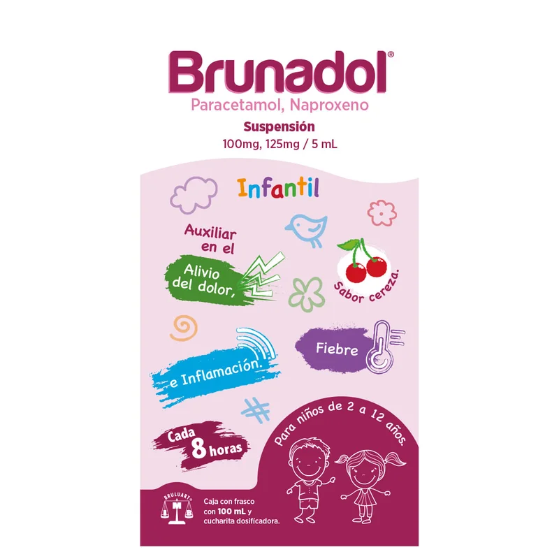BRUNADOL 125/100MG/5ML. SUSP. 100ML.