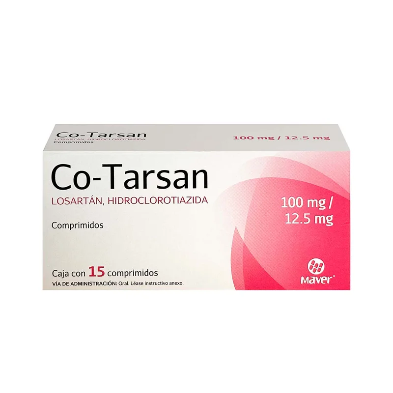 CO-TARSAN 100/12.5MG COMP C/15