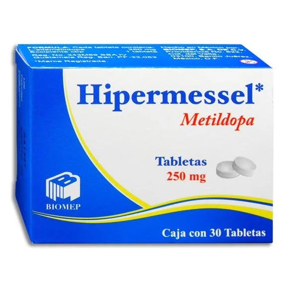 Hipermessel 250mg Tabletas C/30 — Metildopa